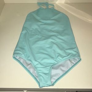 Light blue swimsuit